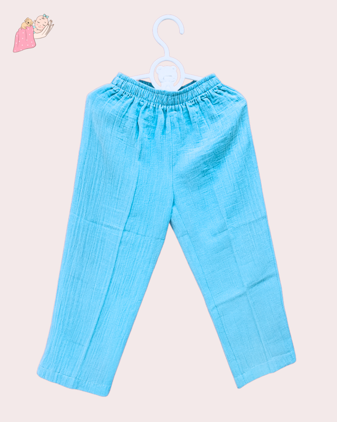 Organic Cotton Muslin Collarless Night Suits - Set of 2