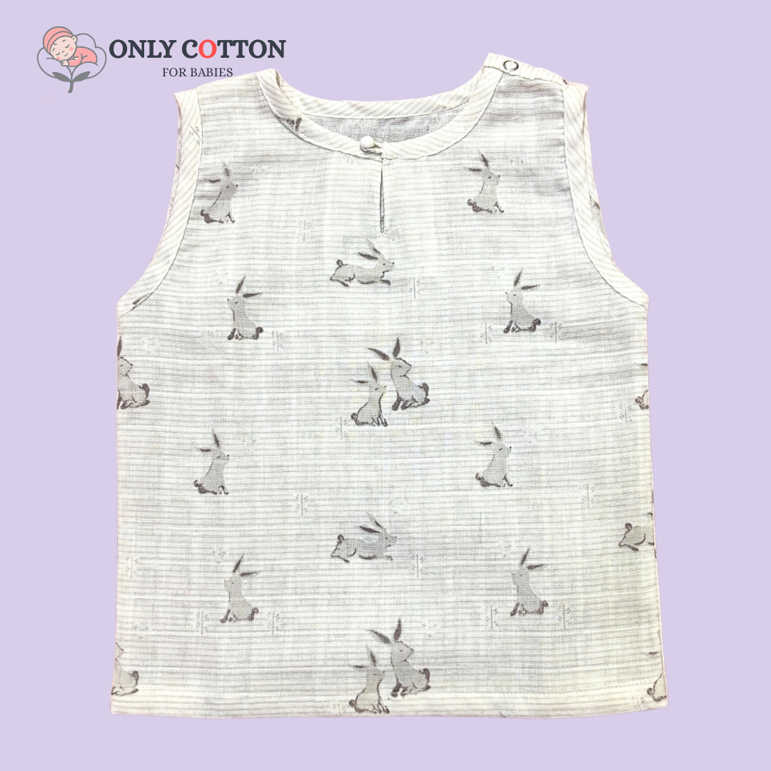 Organic Cotton Mulin Jhabla with Nikkar (Combo of 3 sets - Surprise Combo)