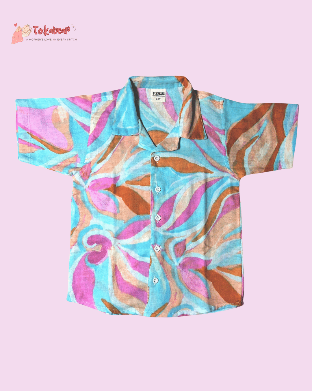 Organic Cotton Muslin Half Sleeve Resort Collar Shirts - Combo of 3