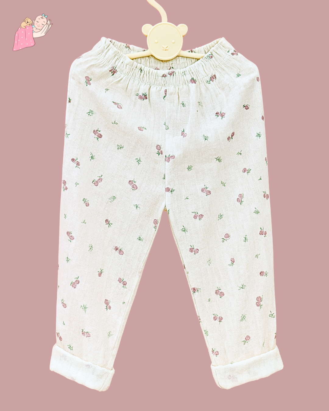 Organic Cotton Muslin Collarless Night Suits - Set of 2