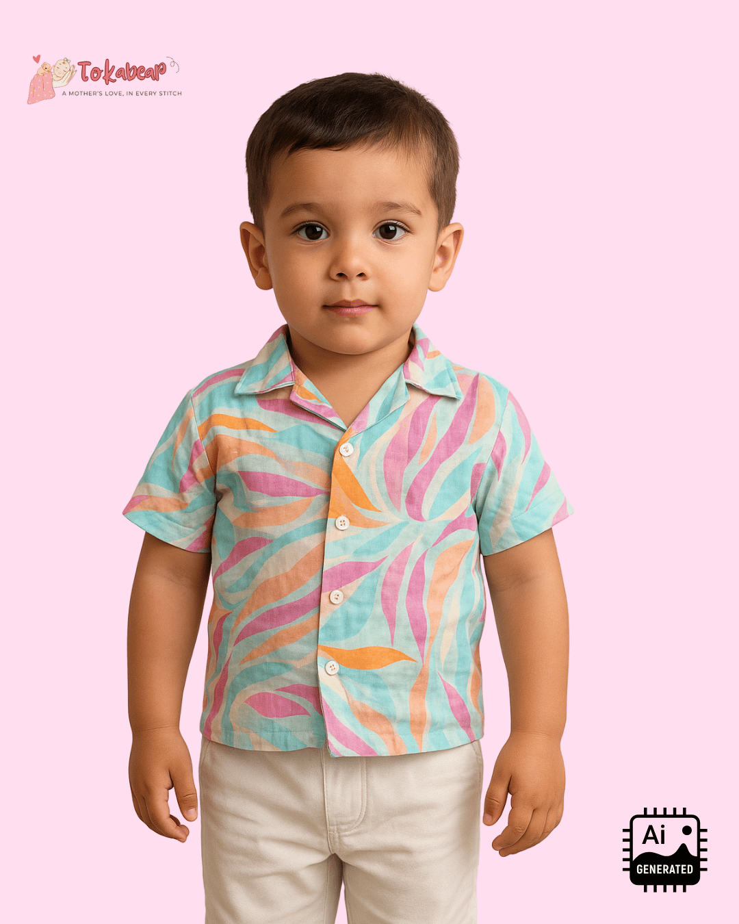 Organic Cotton Muslin Half Sleeve Resort Collar Shirts - Combo of 3