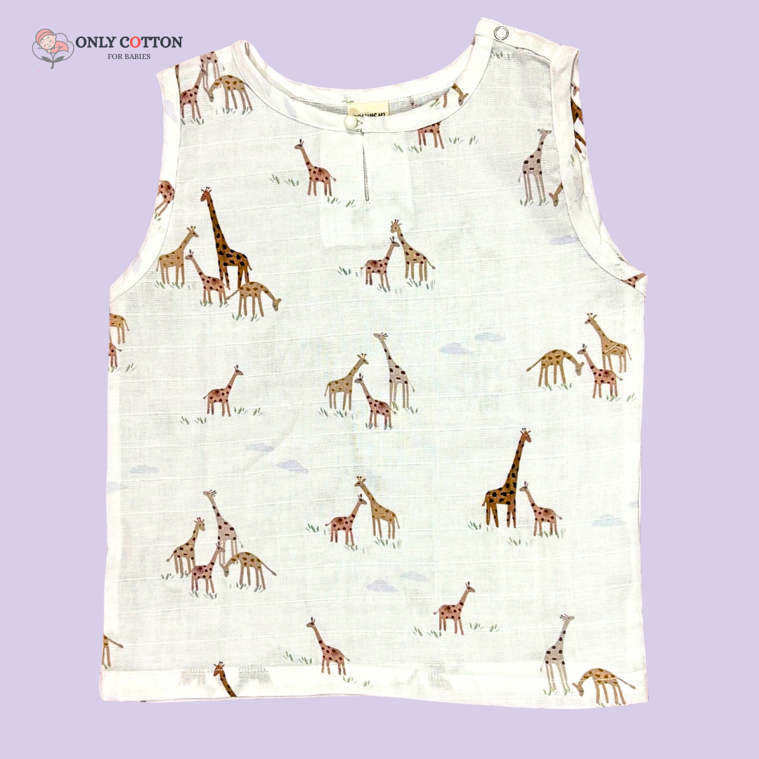 Organic Cotton Mulin Jhabla with Nikkar (Combo of 3 sets - Surprise Combo)