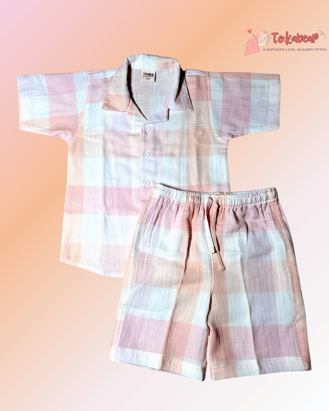 Unisex Resort Collar Muslin Co-ord Set Combo (Combo of 2 Sets)
