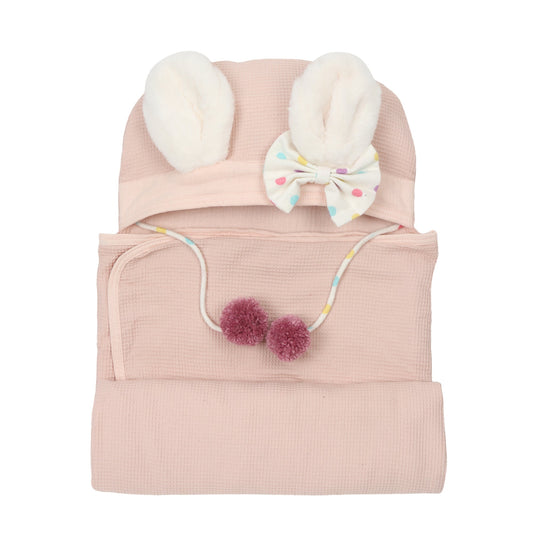 Peachy Paws Bath Wrap for Toddlers