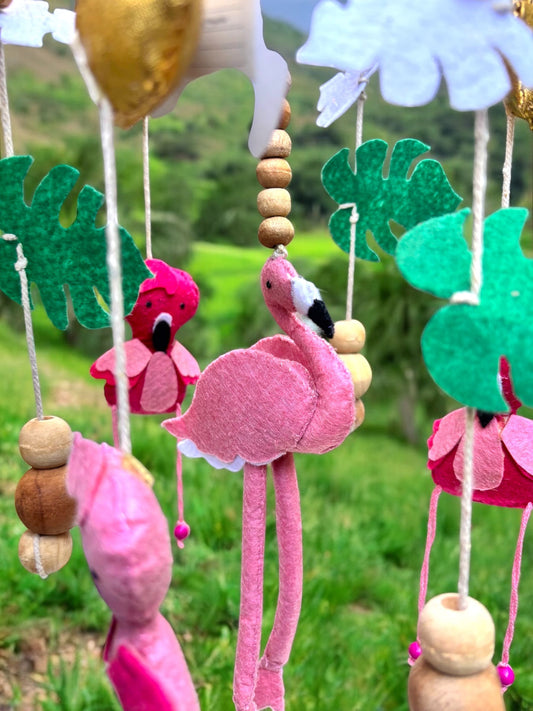 Mobile Toy for Babies – Flamingo Design