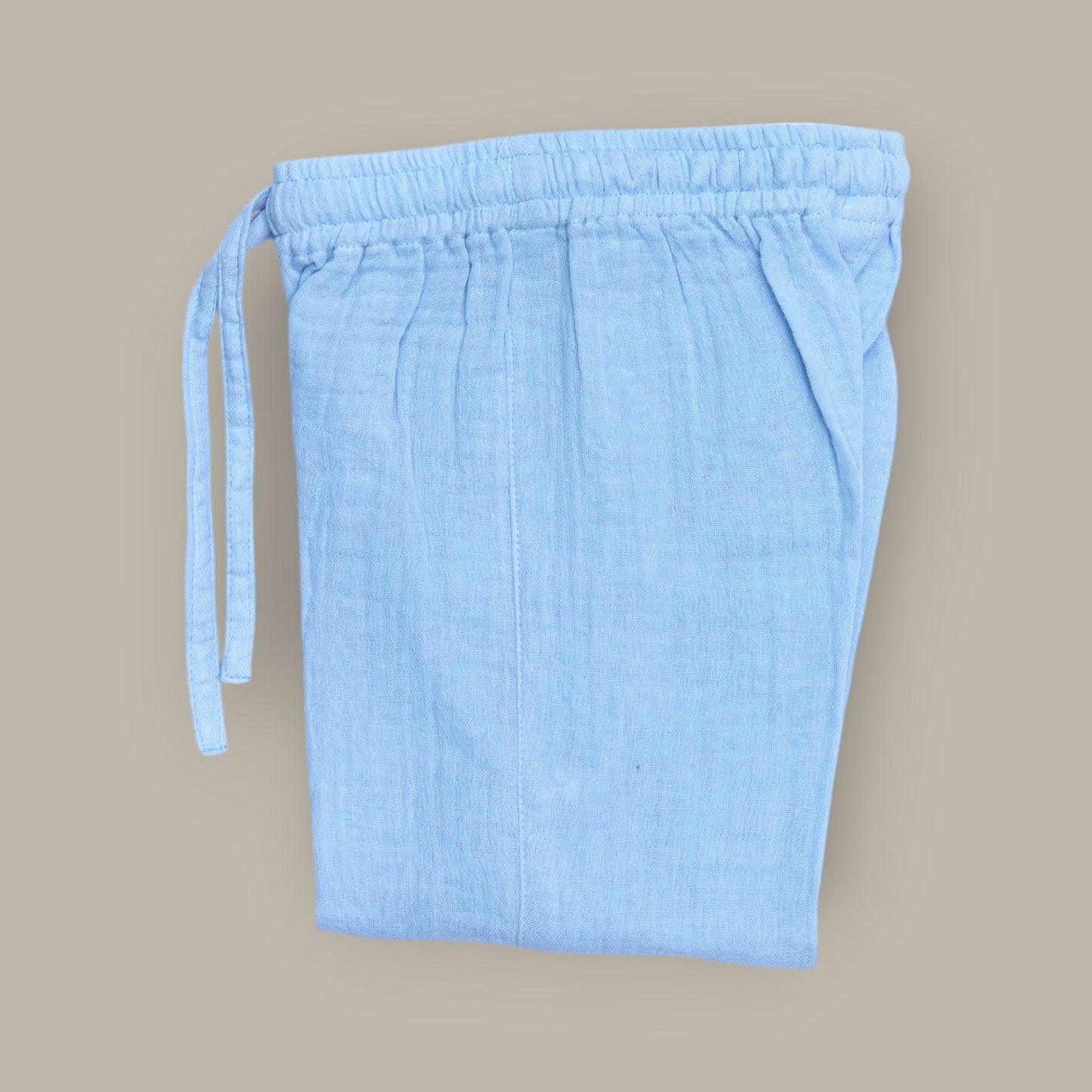 Organic Cotton Muslin Bottoms with Adjustable Waistband (Set of 3)