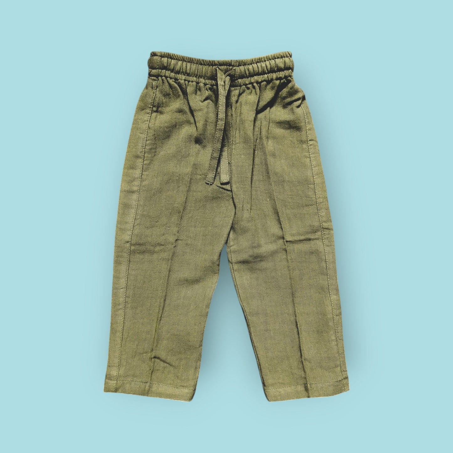 Organic Cotton Muslin Bottoms with Adjustable Waistband (Set of 3)