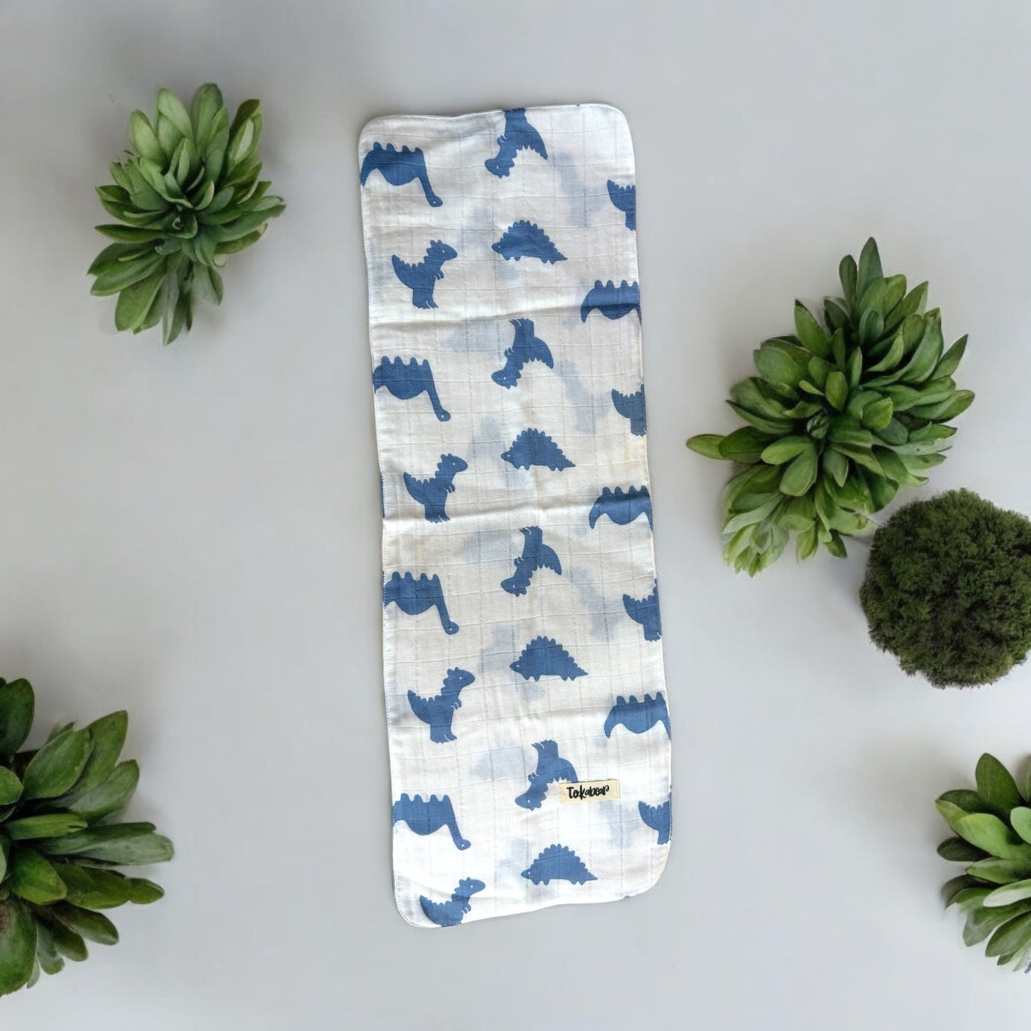 Organic Cotton Double Layered Extra Large Size Burp Cloth - Assorted Set of 3