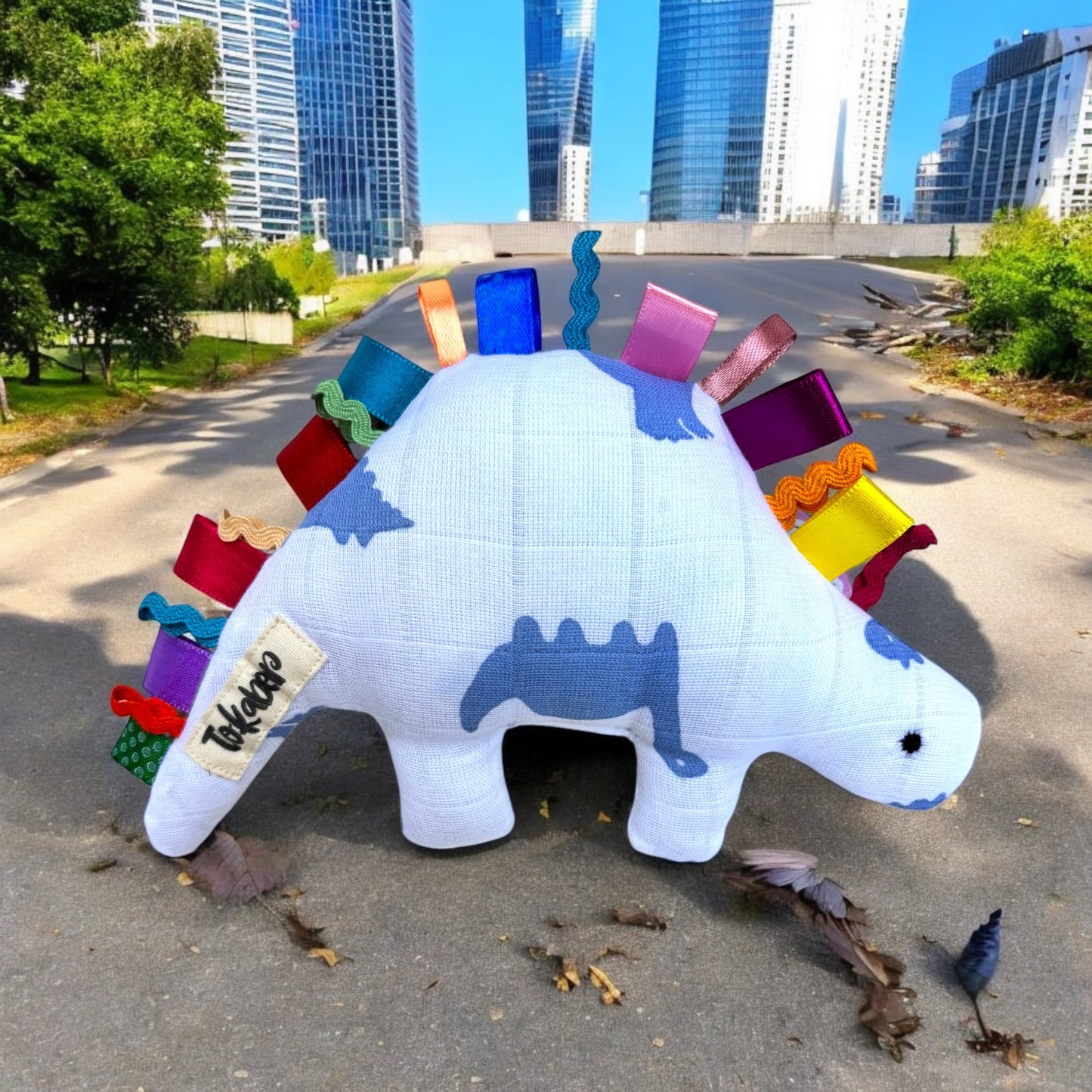 Cotton Dinosaur Sensory Toy Set for Babies & Toddlers – Dinosaur Design