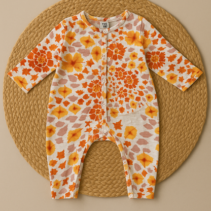 Snap Up Rompers - Combo of 2