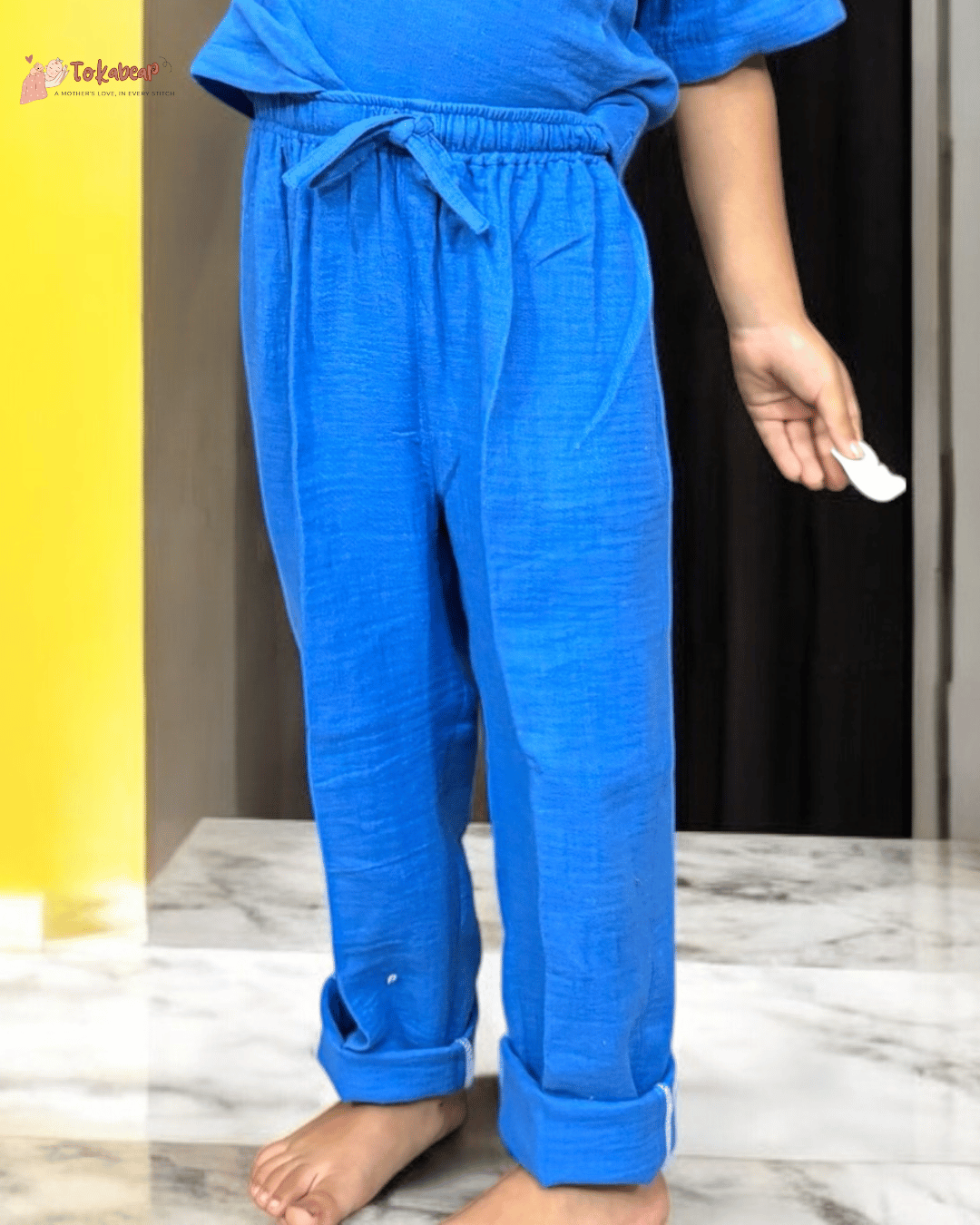 Muslin Full Length Bottoms (Pajama) - Set of 4