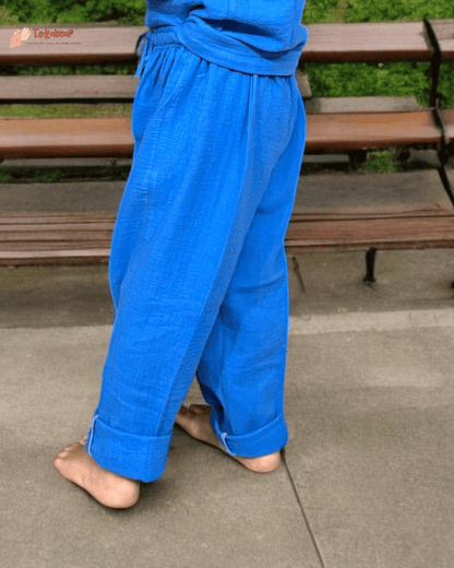 Muslin Full Length Bottoms (Pajama) - Set of 4