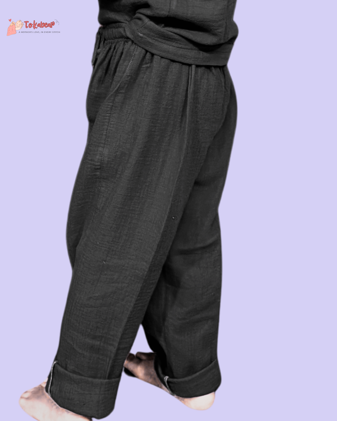 Muslin Full Length Bottoms (Pajama) - Set of 4