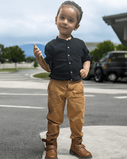 Cotton Corduroy Slim Fit Trousers