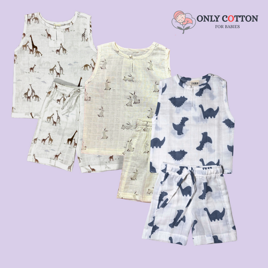 All Day Co-ord Set (Jhabla Set) - (Combo of Three)