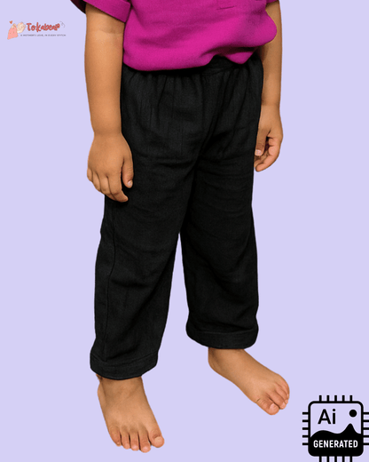 Muslin Full Length Bottoms (Pajama) - Set of 4