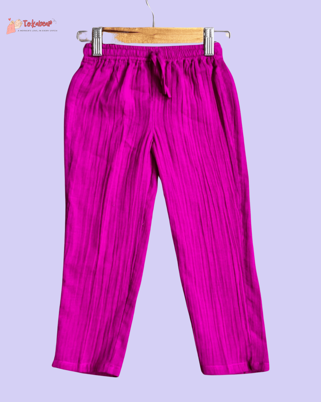 Muslin Full Length Bottoms (Pajama) - Set of 4