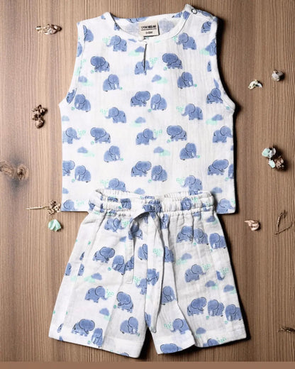 Summer Co-ord Set (Jhabla Set) - (Combo of Three)