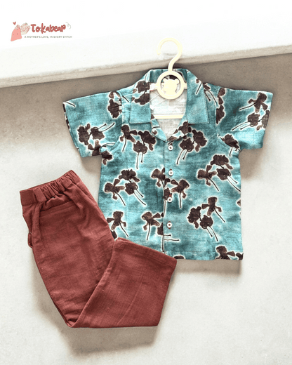 Organic Cotton Muslin Half Sleeve Resort Collar Shirts - Combo of 3