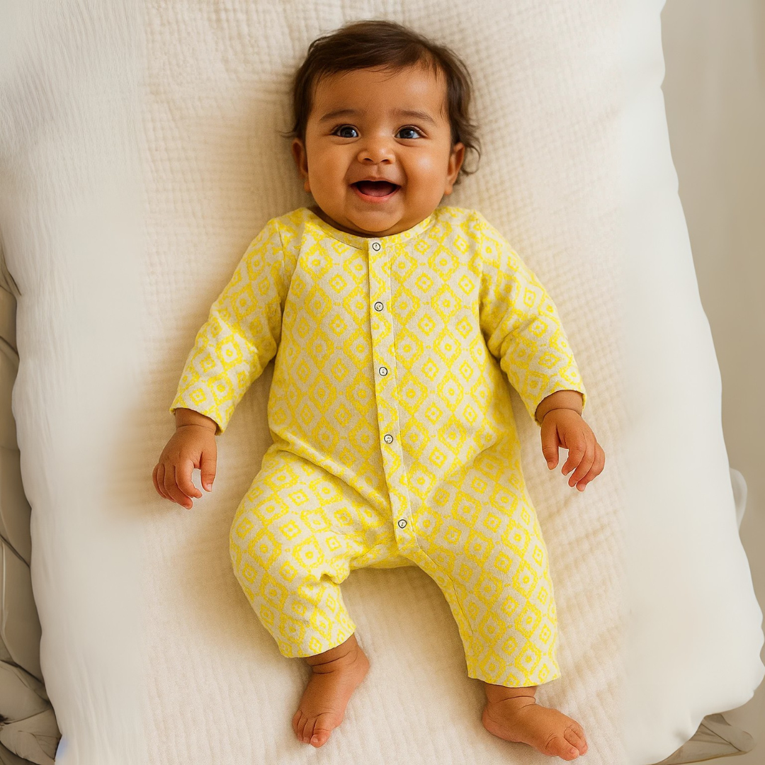 Cotton Flannel Snap Up Rompers - Combo of 2 (Harry Potter)