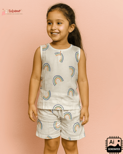 Summer Co-ord Set (Jhabla Set) - (Combo of Three)