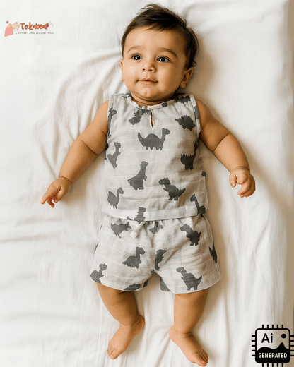 Summer Co-ord Set (Jhabla Set) - (Combo of Three)