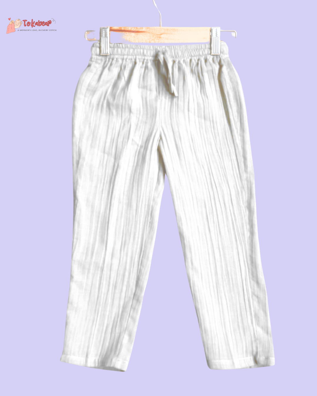 Muslin Full Length Bottoms (Pajama) - Set of 4