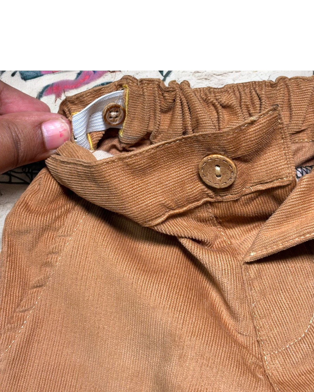 Cotton Corduroy Slim Fit Trousers