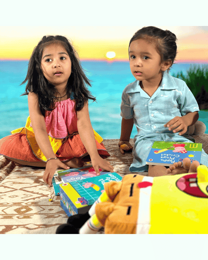 100% Organic Cotton Sunset Bloom Layered Dress