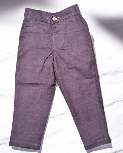 Cotton Corduroy Slim Fit Trousers