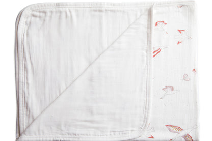 Reversible 6-Layer Swaddle Blanket for Babies (0–2 Years)