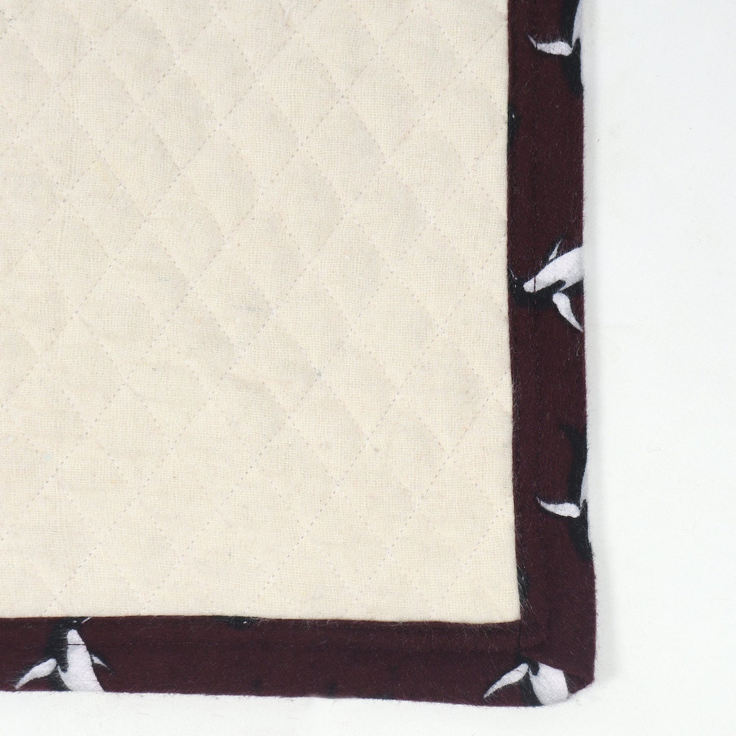 Surgical Grade Cotton Quilted Toddler Duvet with Flannel Cover (Set of Two) - Playful Penguins