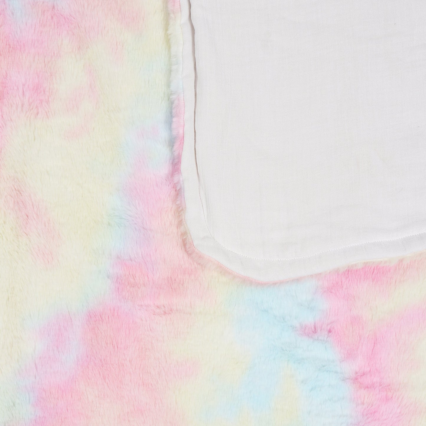 Luxurious Fur with Muslin Lining Toddler Blanket for Toddlers – Unicorn Bliss