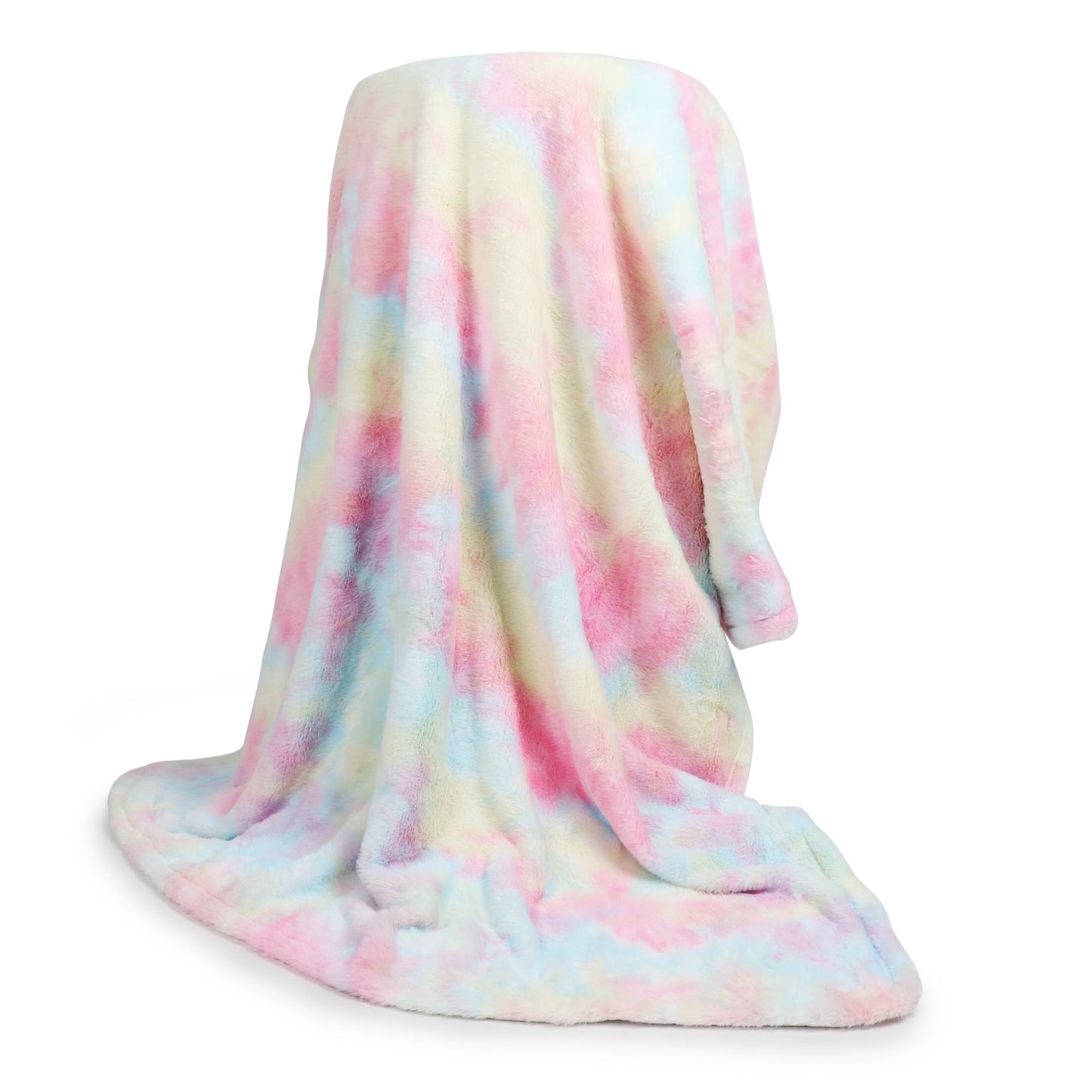 Luxurious Fur with Muslin Lining Toddler Blanket for Toddlers – Unicorn Bliss
