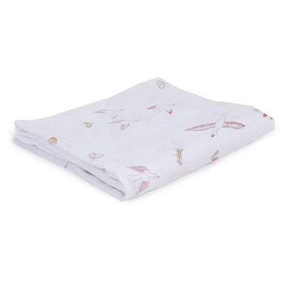 Premium Cotton Muslin Swaddle for Babies – Lightweight & Breathable