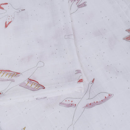 Premium Cotton Muslin Swaddle for Babies – Lightweight & Breathable