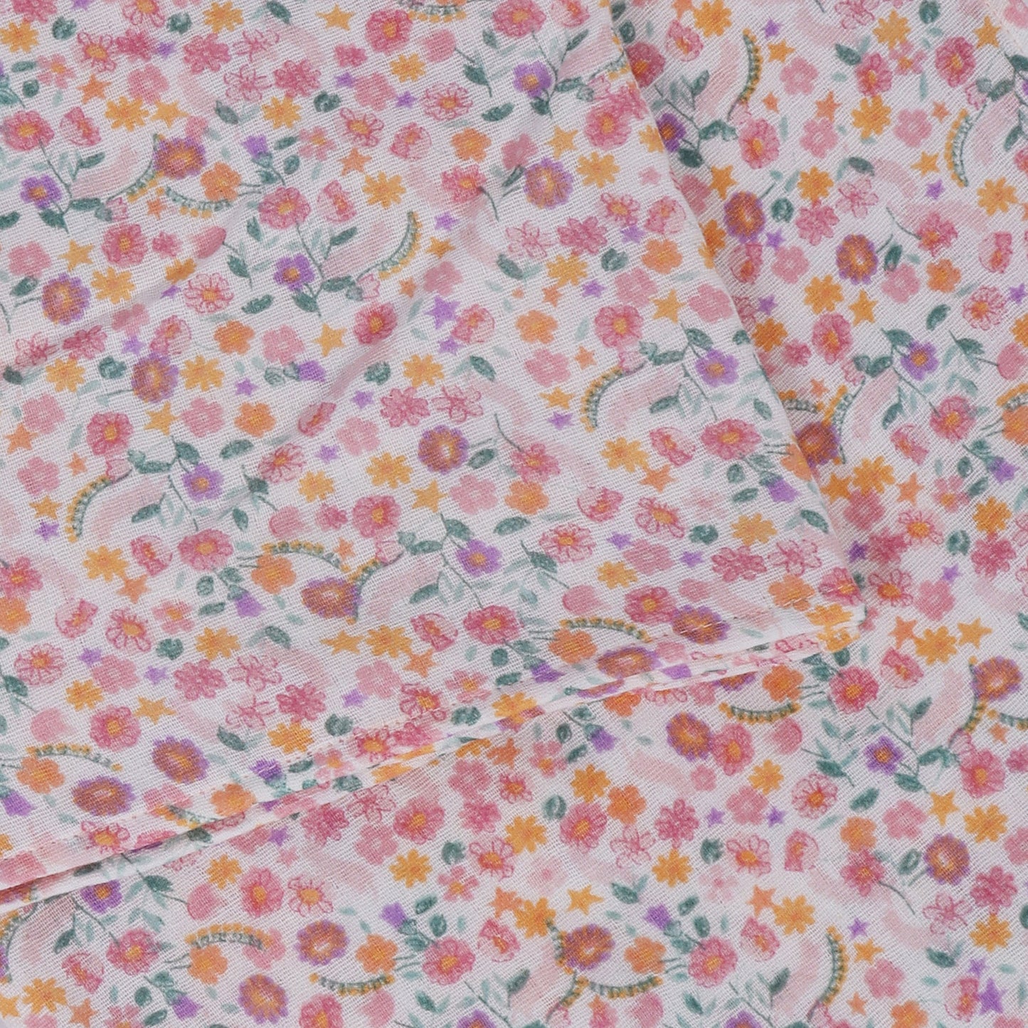 Premium Cotton Muslin Swaddle for Babies – Lightweight & Breathable