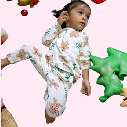 Cotton Flannel Pajama Set for Kids – Unisex (Set of 3)