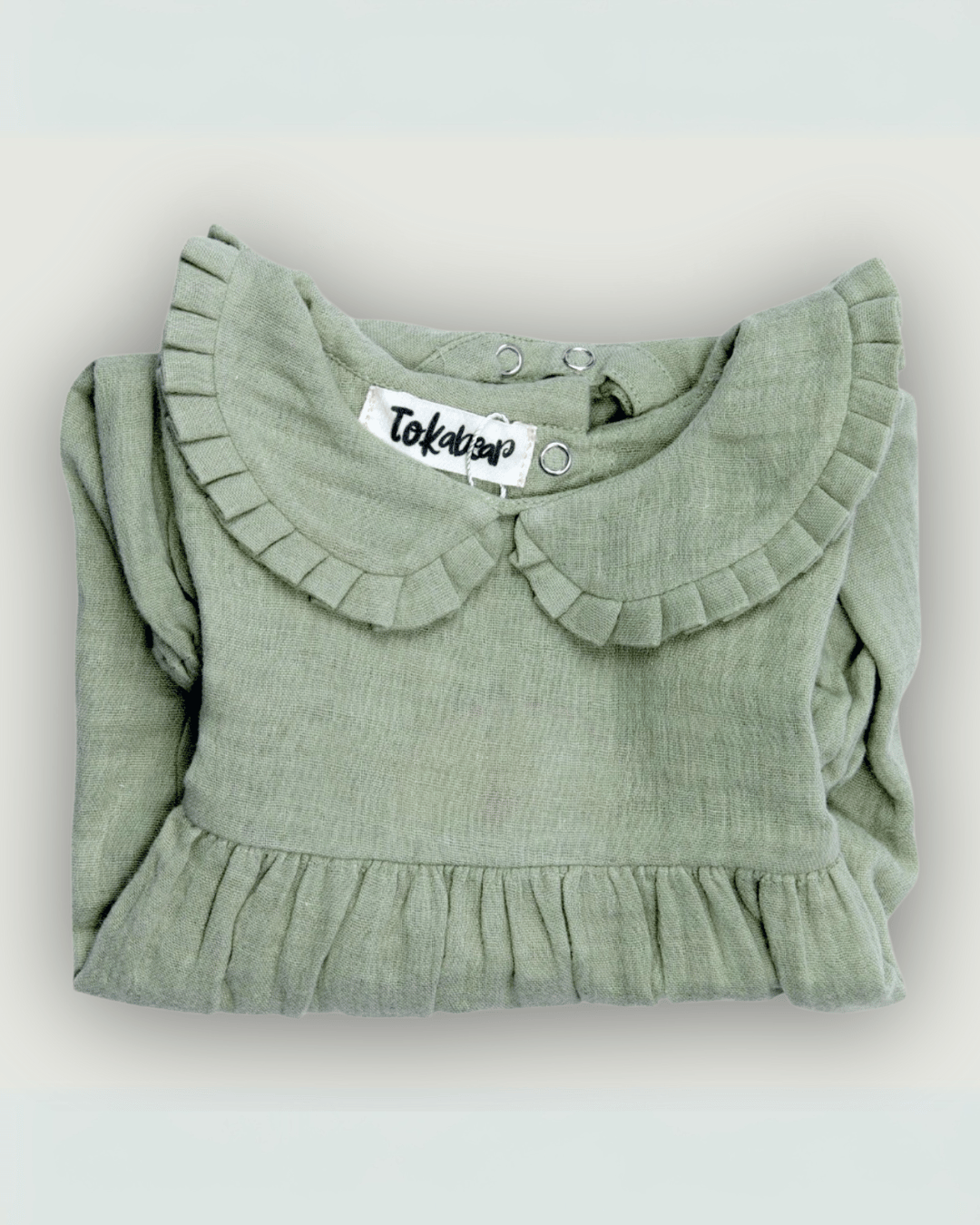 Organic Cotton Full Sleeve Ruffled Rompers for Girls