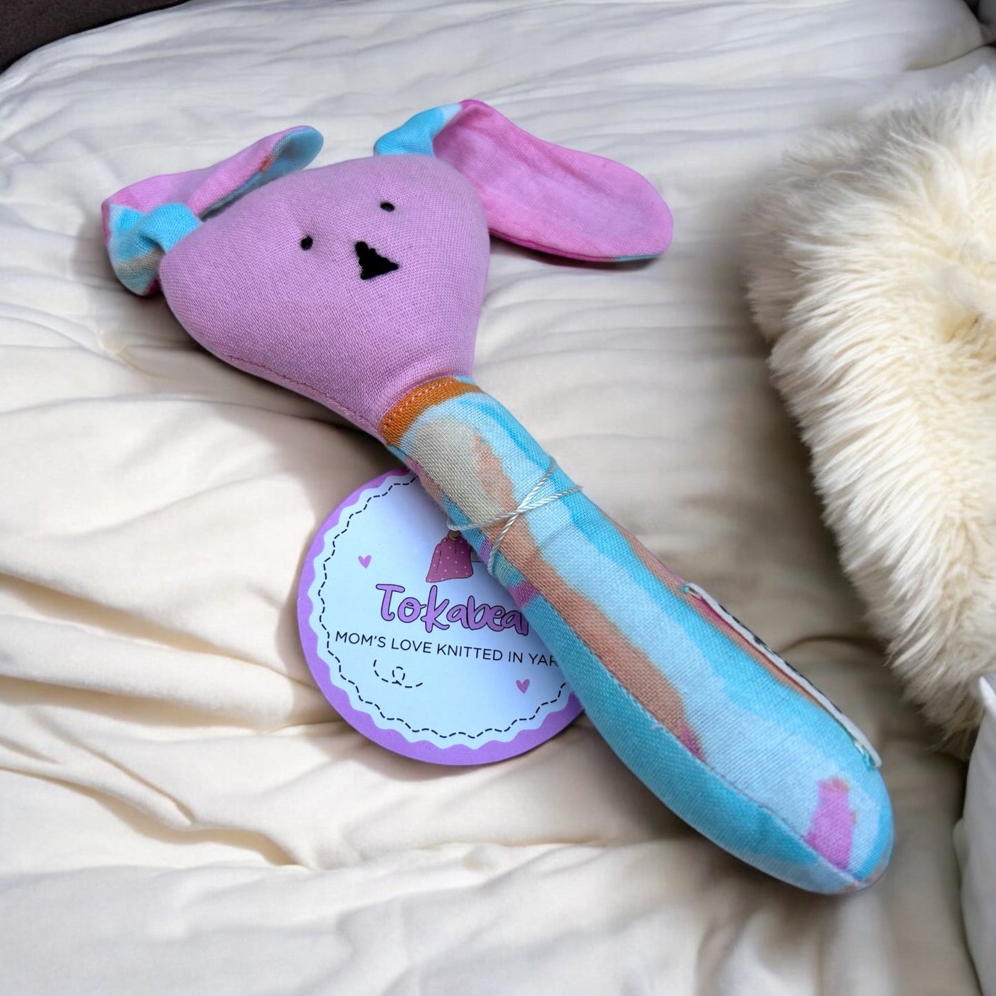 Rattle & Teether Set for Babies – Bunny Design