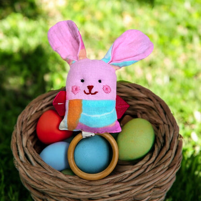 Rattle & Teether Set for Babies – Bunny Design