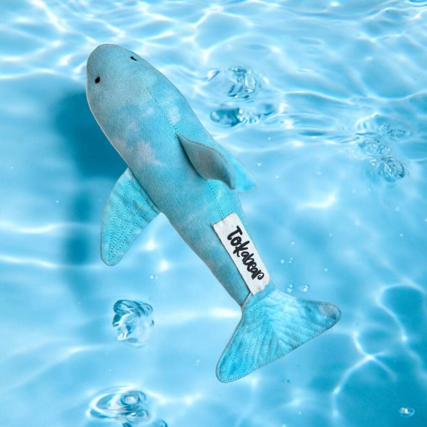 Cotton Shark Teether & Rattle Set for Babies – Shark Design