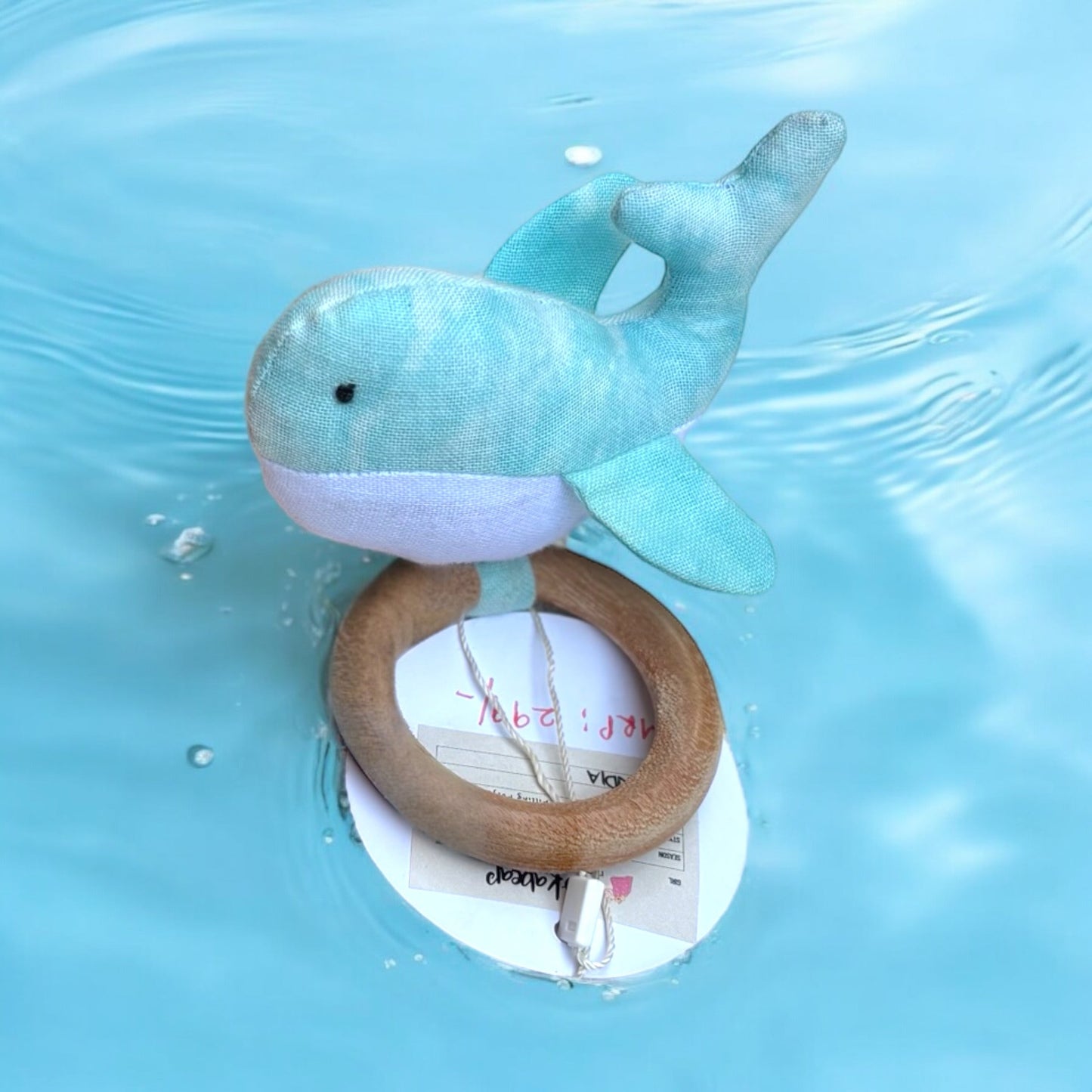 Cotton Shark Teether & Rattle Set for Babies – Shark Design