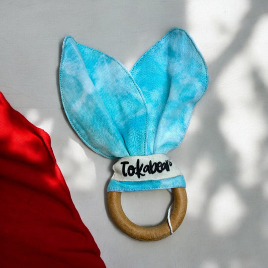 Cotton Shark Teether & Rattle Set for Babies – Shark Design