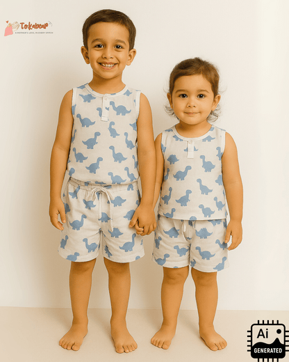 Summer Co-ord Set (Jhabla Set) - (Combo of Three)