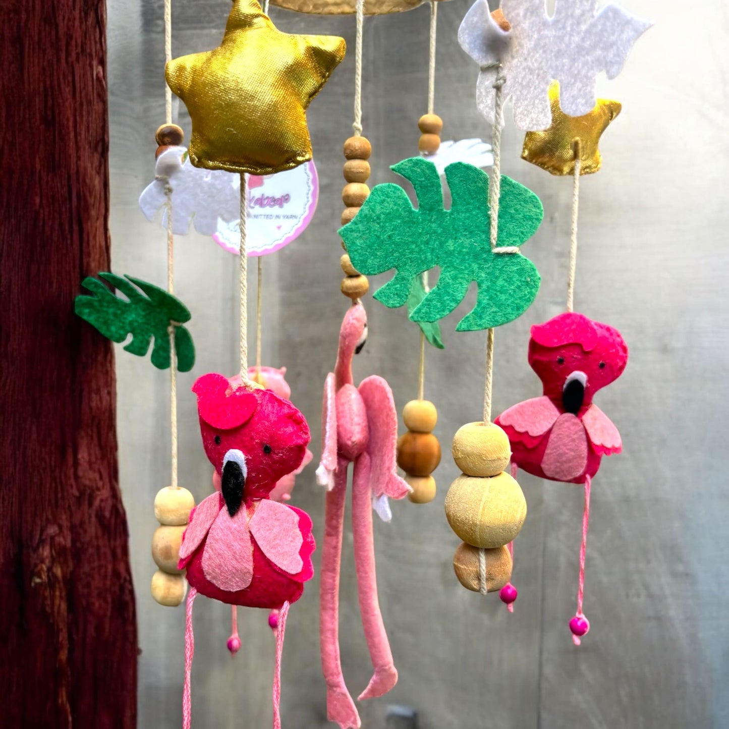 Mobile Toy for Babies – Flamingo Design