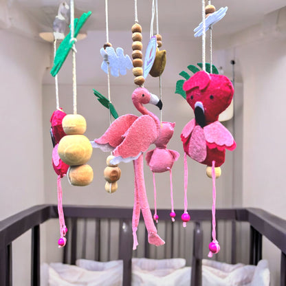 Mobile Toy for Babies – Flamingo Design