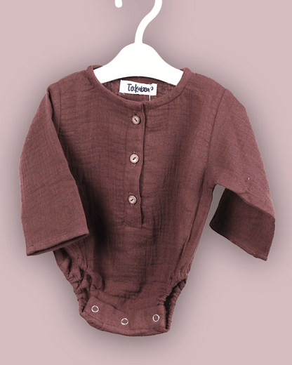 Muslin Onesie for Babies – Full Sleeve