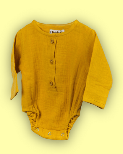 Muslin Onesie for Babies – Full Sleeve