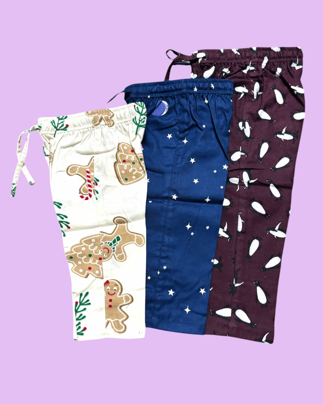 Cotton Flannel Pajama Set for Kids – Unisex (Set of 3)